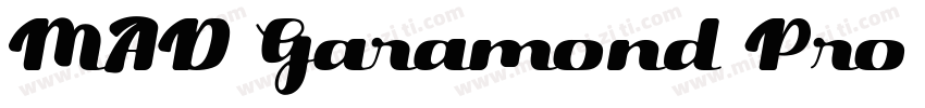 MAD Garamond Pro Regular字体转换